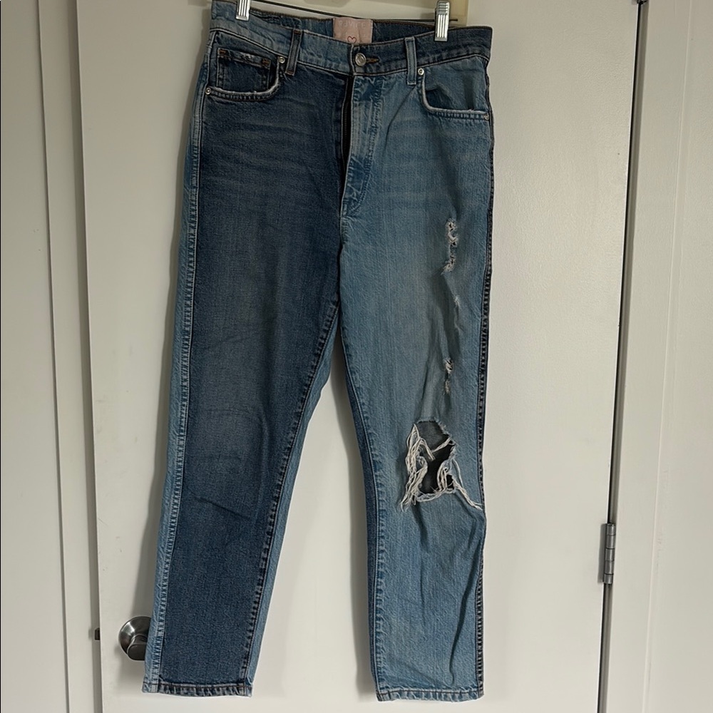 REVICE Straight Blue Jeans with Classic Fit